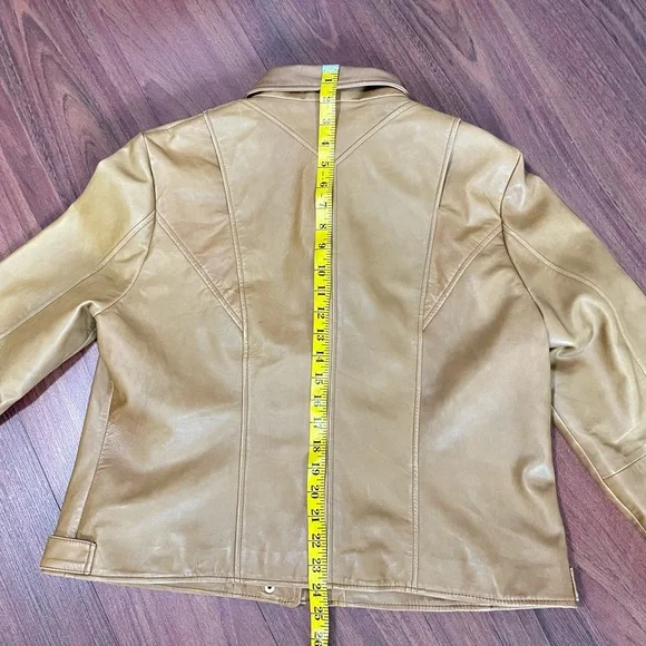 Vintage Brown Moto Wilsons Leather jacket coat Sz XL - Picture 15 of 15